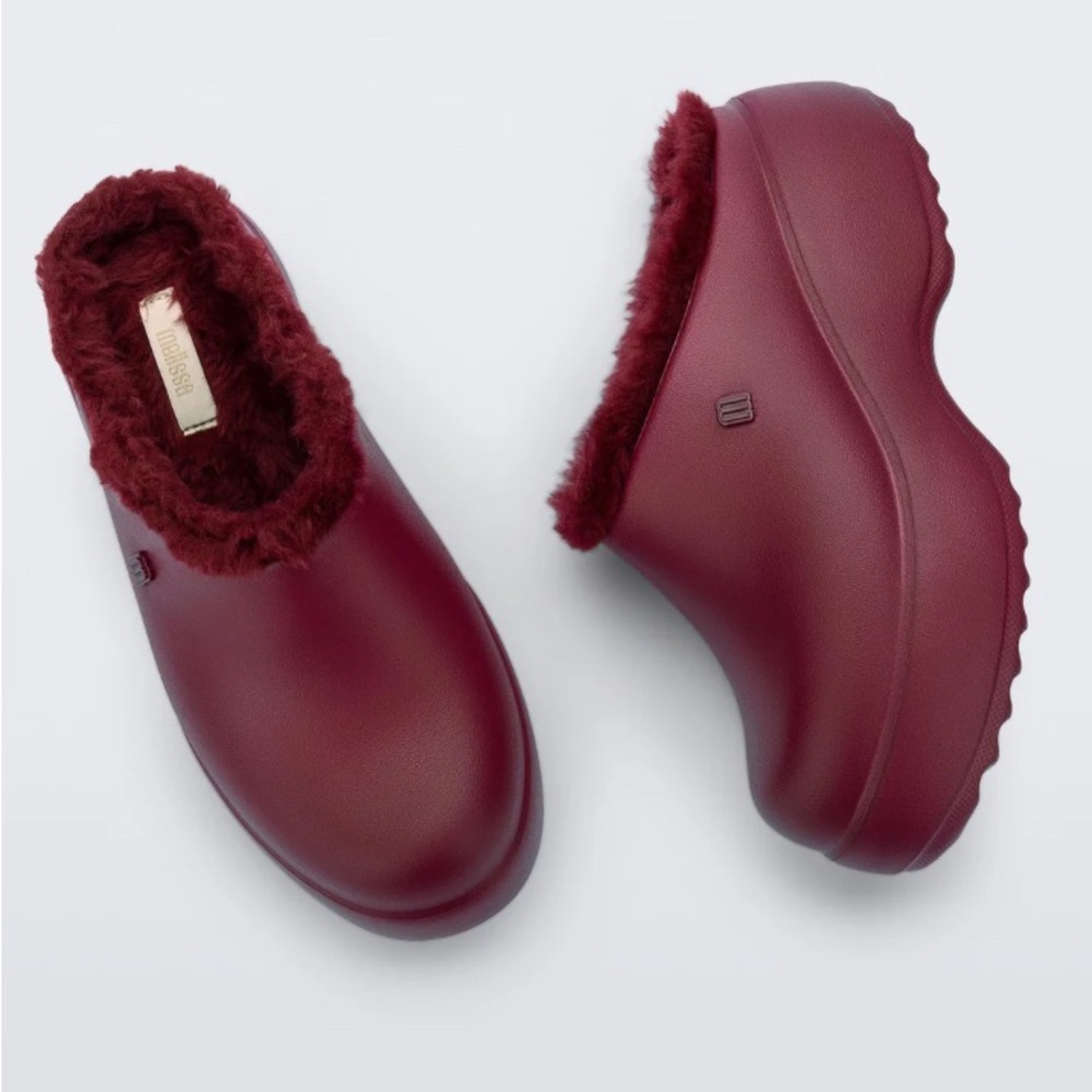 Melissa Free Clog Fluffy Platform